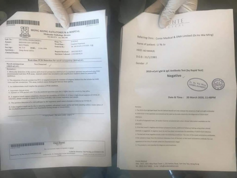 Справка об отсутствии коронавируса для Таиланда