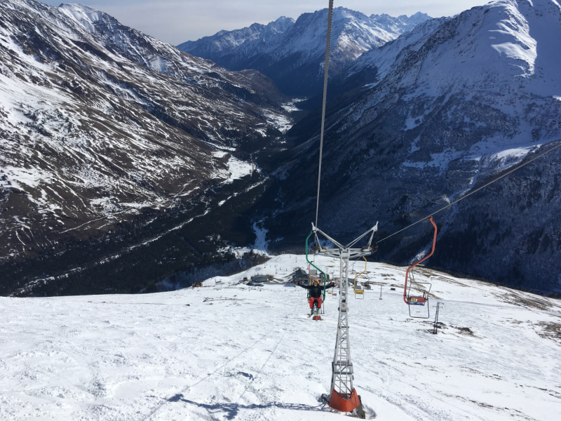 Чегетия 2020 март мама+сын