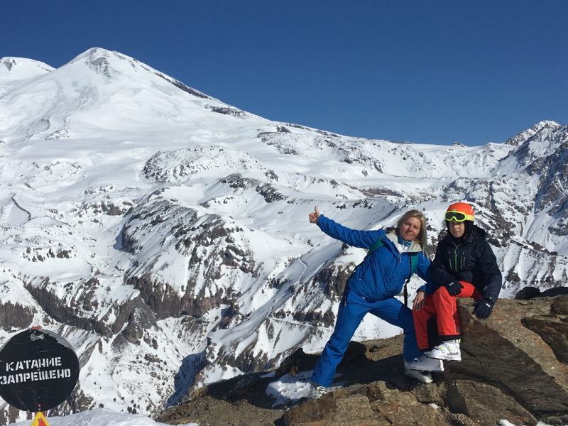 Чегетия 2020 март мама+сын