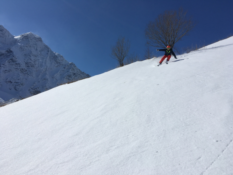 Чегетия 2020 март мама+сын