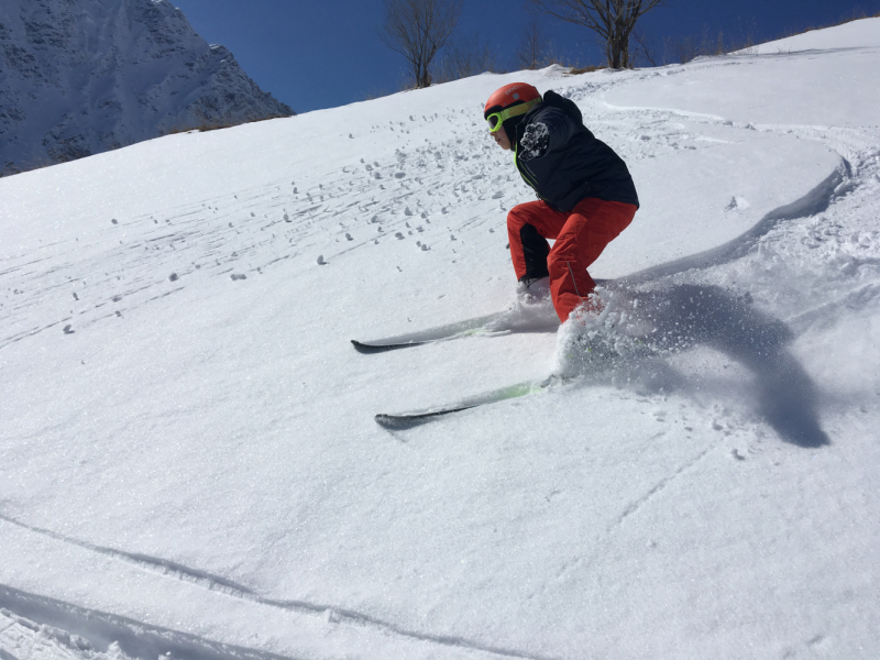 Чегетия 2020 март мама+сын