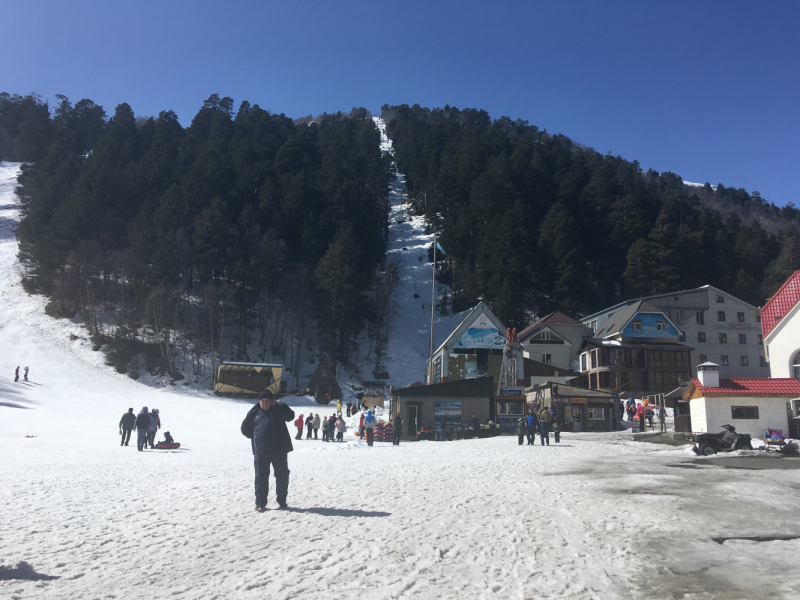 Чегетия 2020 март мама+сын