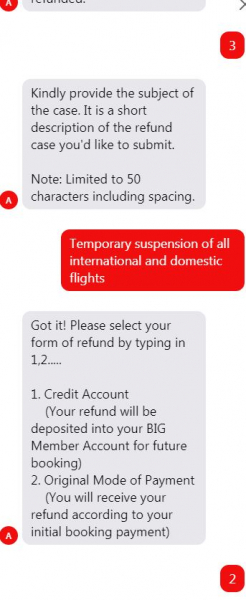 AirAsia возврат денег за билеты