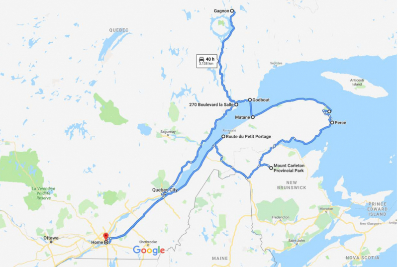 Север Квебека: Путешествие к озеру Маникуаган (Lac Manicouagan) и в Гаспези (Gaspesie)