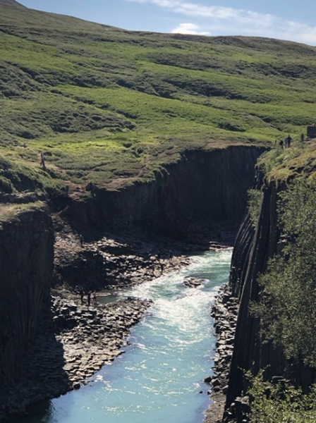 Каньон  Stuðlagil , информация