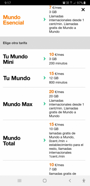 Испанская симкарта Orange  - использование в Европе
