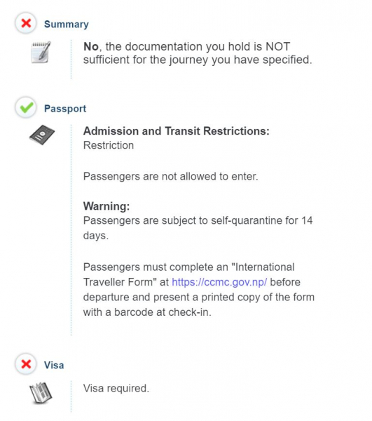 Как сейчас попасть в Непал