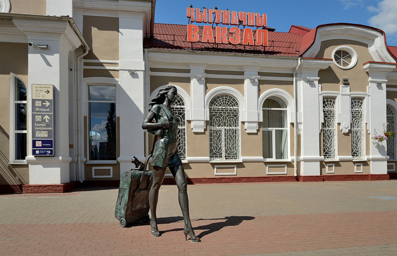 Маладэчна. Чыгуначны вакзал 1907 - 03