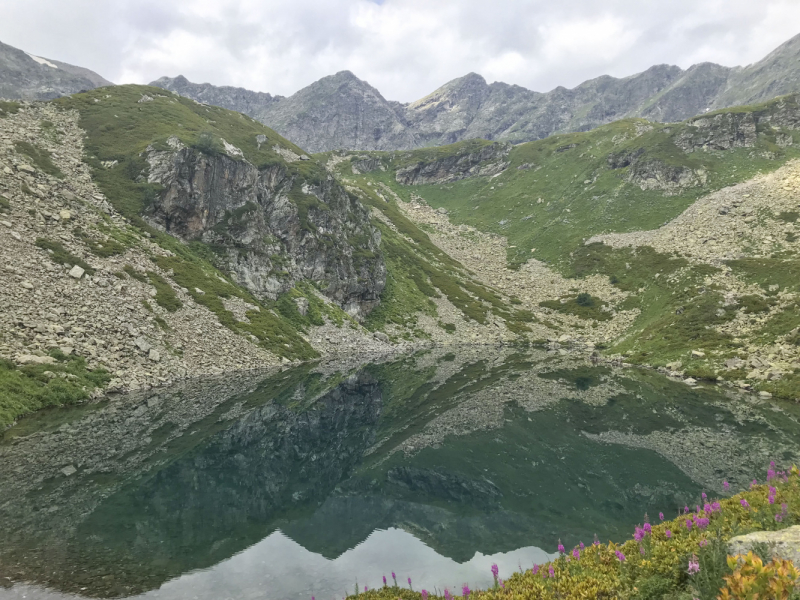 А вдоль дороги белые стоят...И тишина.(трекинг в Архызе)