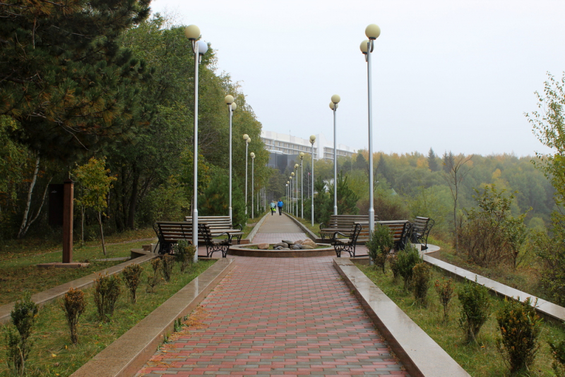 Верхний (Горный) парк. Дорога к Олимпийскому центру