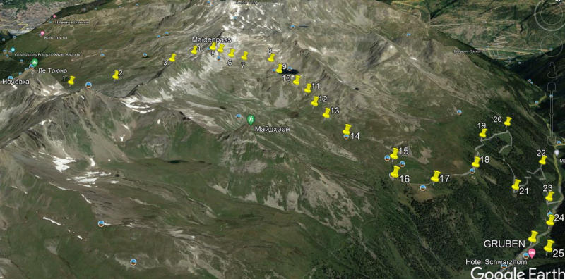 Walker’s Haute Route соло с палаткой за 9,5 дней с приквелом и сиквелом