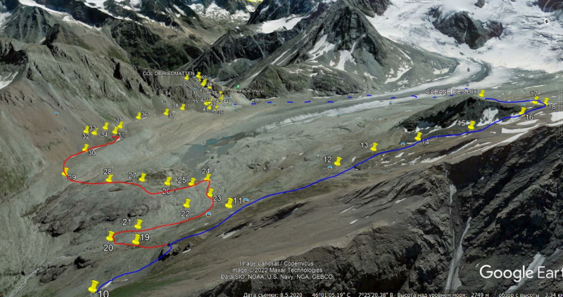 Walker’s Haute Route соло с палаткой за 9,5 дней с приквелом и сиквелом