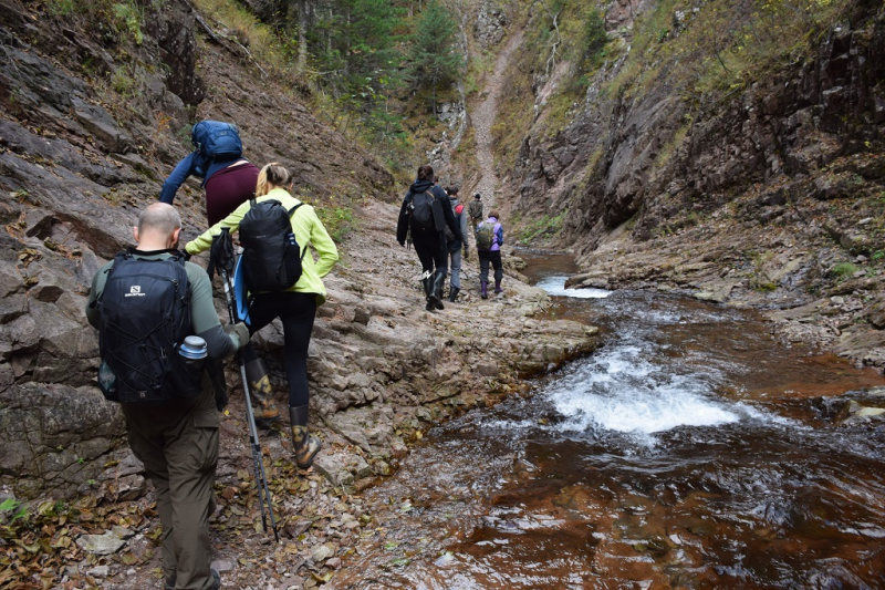 Водопад Чёрный шаман