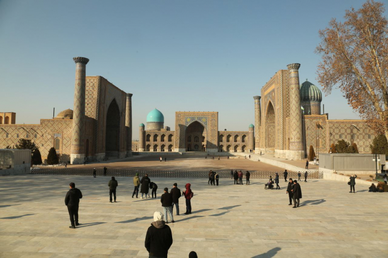 Январский Душанбе и дорога в Самарканд