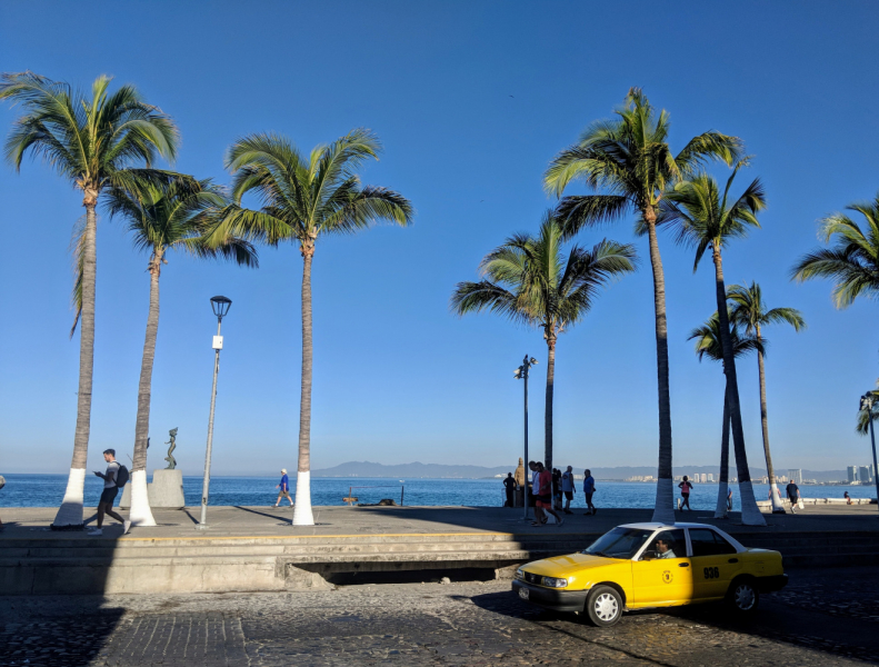 Puerto Vallarta, тихоокеанское побережье Мексики. Белое пятно на сайте Винского.