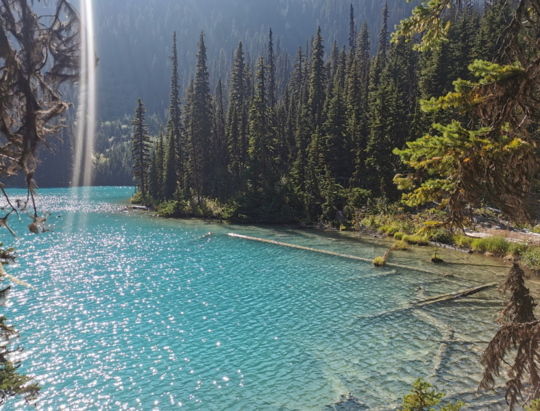 Joffre Lakes, BC. Один из самых красивых хайков Канады. Фото