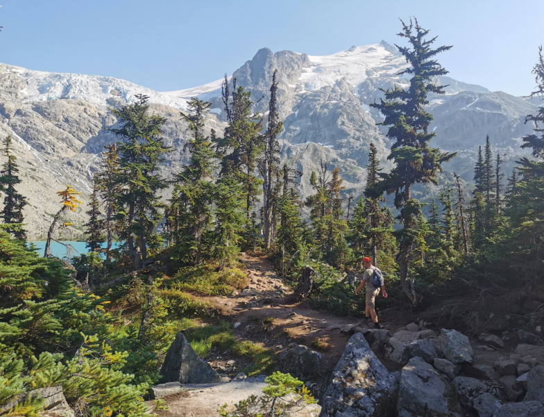 Joffre Lakes, BC. Один из самых красивых хайков Канады. Фото