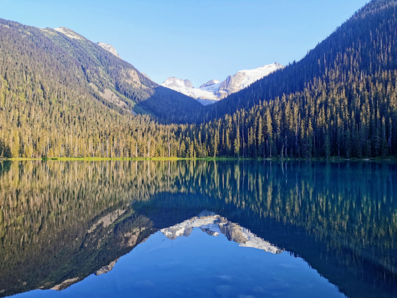 Joffre Lakes, BC. Один из самых красивых хайков Канады. Фото