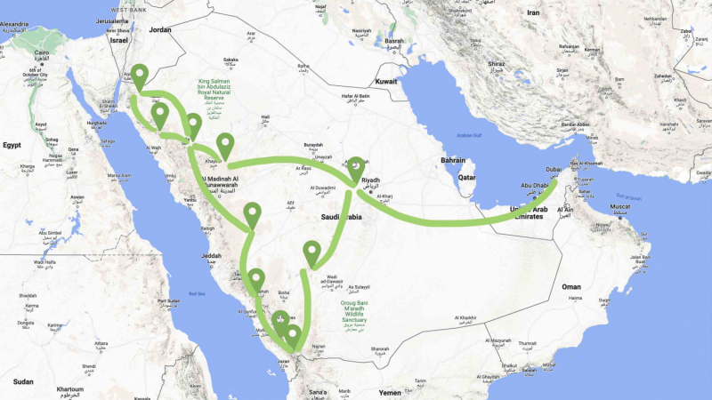 7500 км по Саудовской Аравии 2023