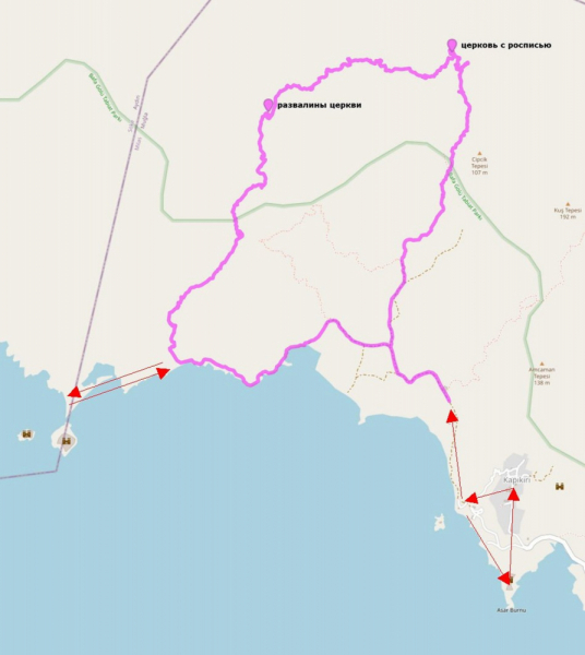 Карийская тропа ( Ic Karia + Датча + Бозбурун ), апрель 2023