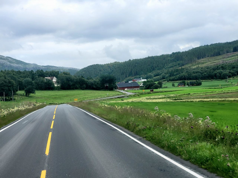 На расслабоне с севера на юг Норвегии