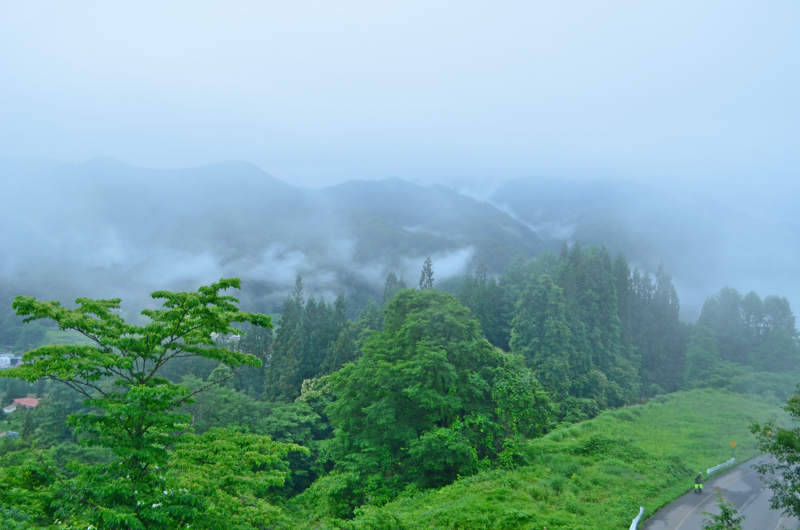 Япония на велосипеде: по горным серпантинам от онсэна до онсэна (около Japan Romantic road)