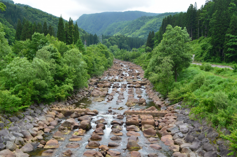 Япония на велосипеде: по горным серпантинам от онсэна до онсэна (около Japan Romantic road)