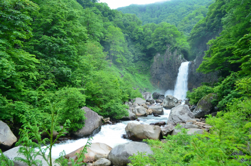 Япония на велосипеде: по горным серпантинам от онсэна до онсэна (около Japan Romantic road)