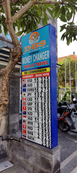Обмен денег в Индонезии