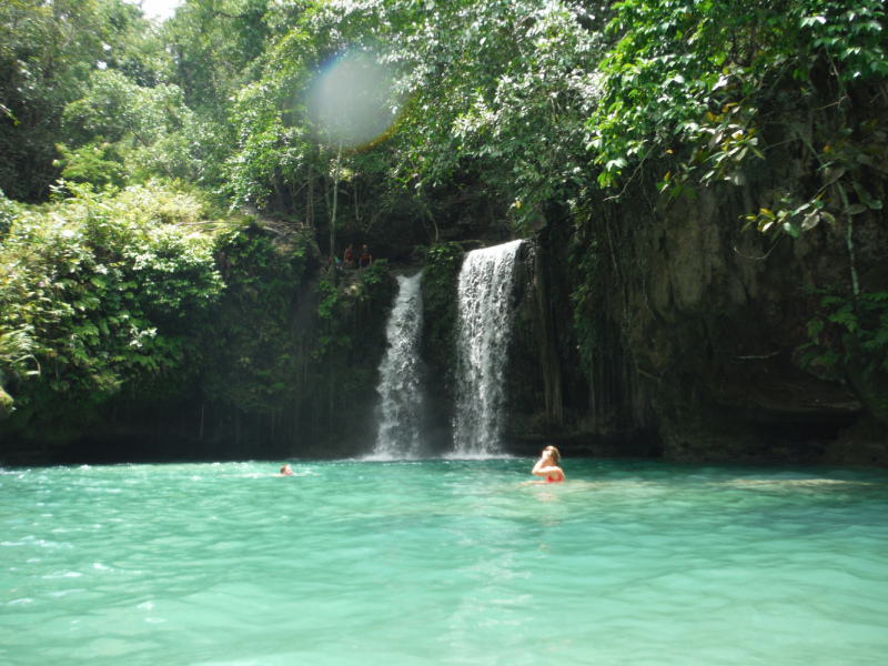 Каньонинг на водопадах Кавасан (Kawasan Falls), о. Себу