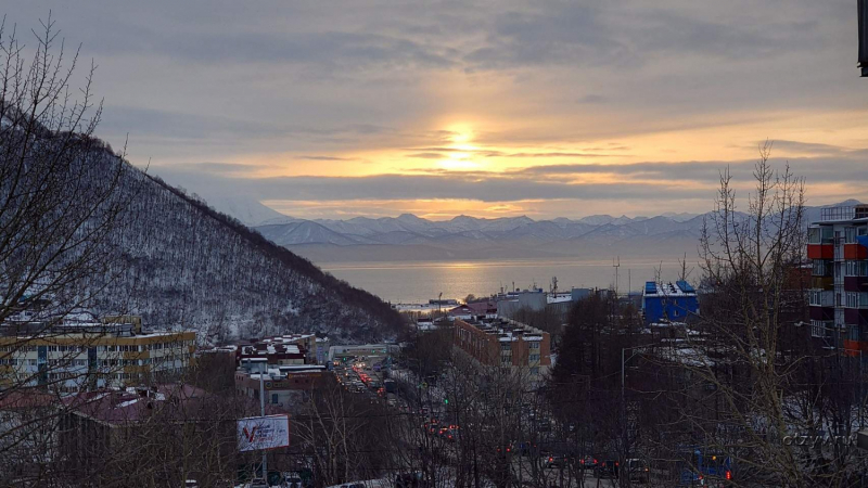 Зимой на Камчатке с детьми