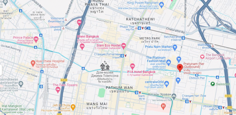 Логистика по Бангкоку по смотровым площадкам и паркам
