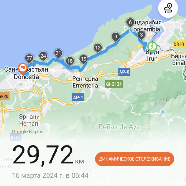 Жизнь на пути или Camino del norte набегами