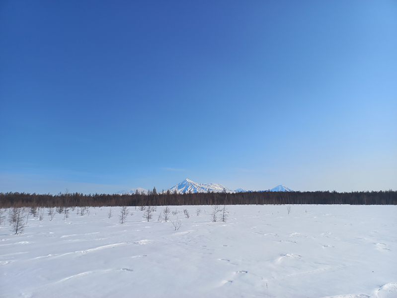 дорога к вулкану Кизимен