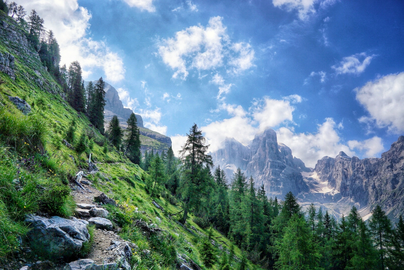 Dolomiti di Brenta (июль 2024) соло-хайк с двумя собаками Dolomiti di Brenta (июль 2024) соло-хайк с двумя собаками