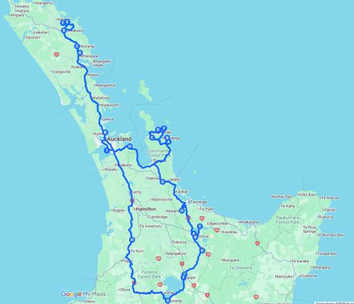 Новая Зеландия во второй раз на машине (21 день  - 2 острова) . Новогодние праздники