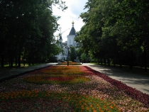 Москва, 1 день. Парк Усадьба Трубецких, Выставка(о смерти НиколаяII), Сквер Девичьего Поля