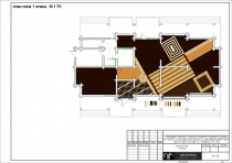 гостиная в деревянном доме