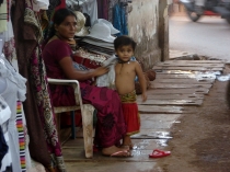 Индия, Бага, новый год 2012 и одинокая белая женщина