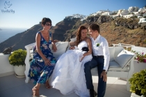 Наша свадьба на волшебном острове Санторини, август 2012