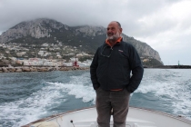 Скалы, гроты Капри лодка