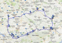 Первая вылазка в Европу в июле 2013 года на 15 дней и 2000 км. Чехия, Германия, Австрия.