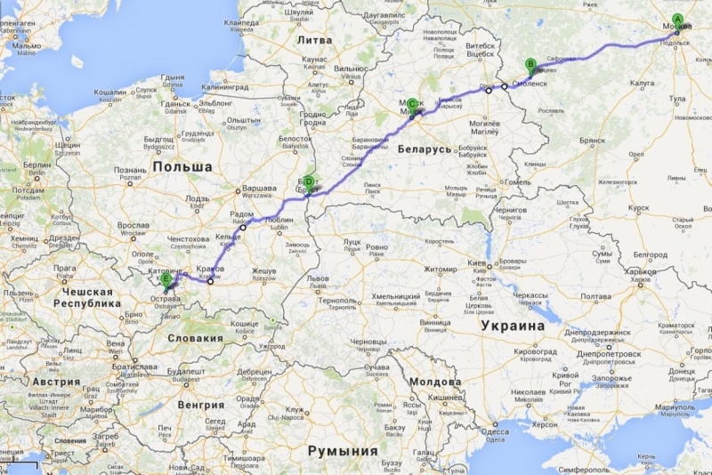 Автопутешествие сахалинцев: Москва-Беларусь-Польша-Чехия-Австрия и обратно.Дек '13-янв '14