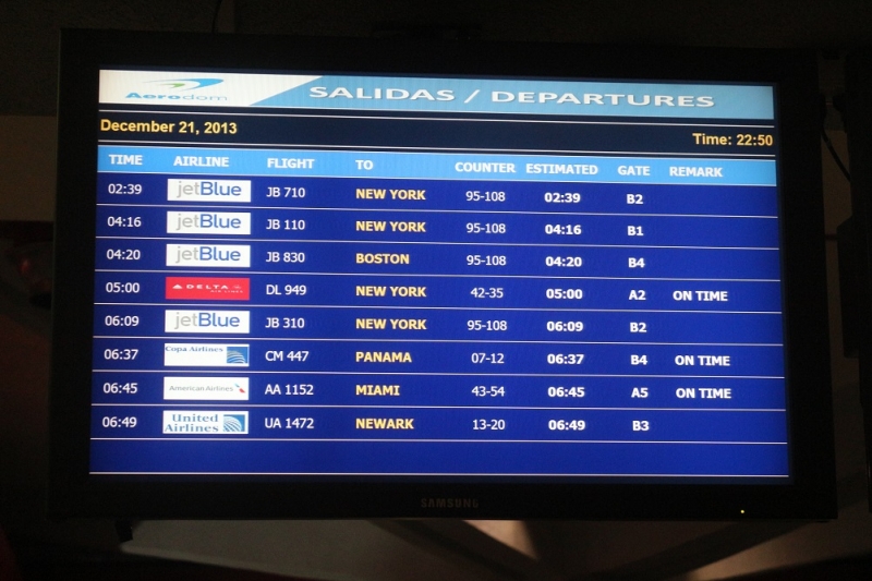 Аэропорт SDQ Santo Domingo