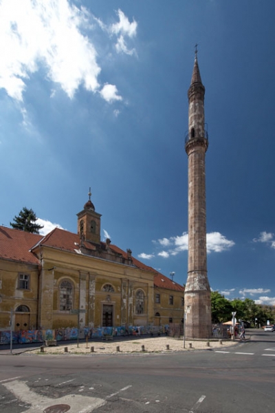 17. Eger. 12. A minaret Szent Sebestyén vértanú temploma. Минарет и церковь мученика Св. Себастьяна (1842) - DJB