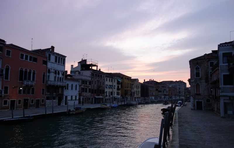 Венеция, рассвет в Cannaregio (март 2014)