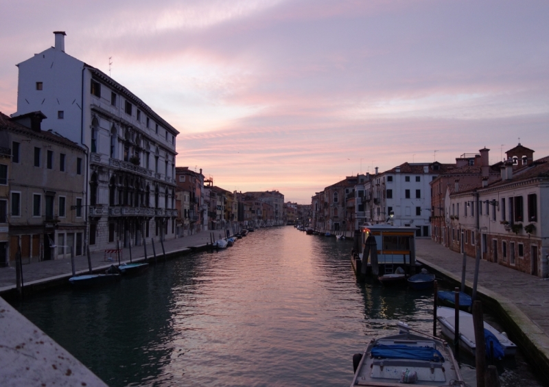 Венеция, рассвет в Cannaregio (март 2014)