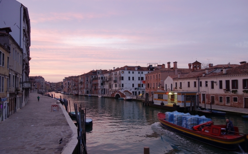 Венеция, рассвет в Cannaregio (март 2014)