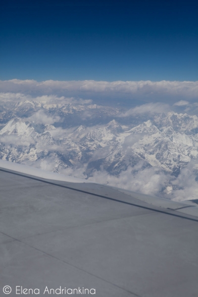 полет Лхаса - КТМ с какой стороны Эверест?