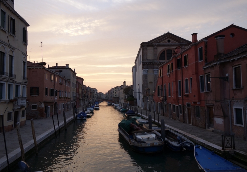 Венеция, рассвет в Cannaregio (март 2014)